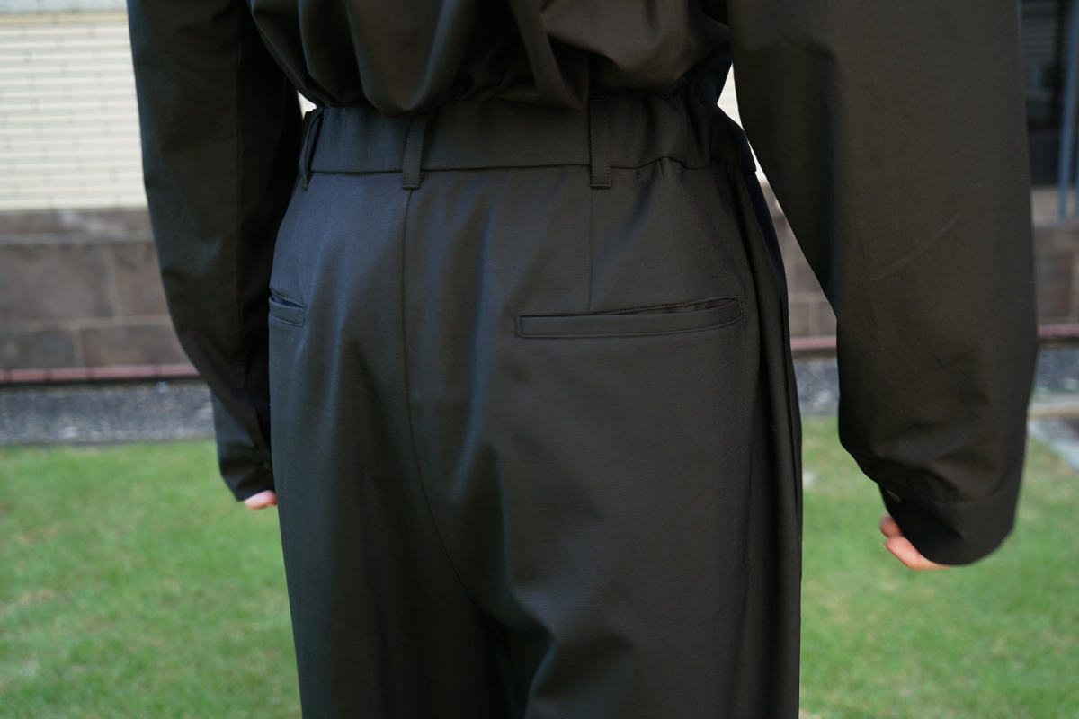 VU / ヴウ tailar pants wool [BLACK]  vu-pnt-013