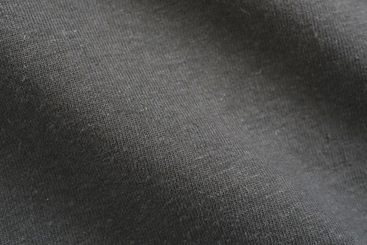 VU / ヴウ basic long t-shirt hemp cotton [CHARCOAL］vu-cut-013
