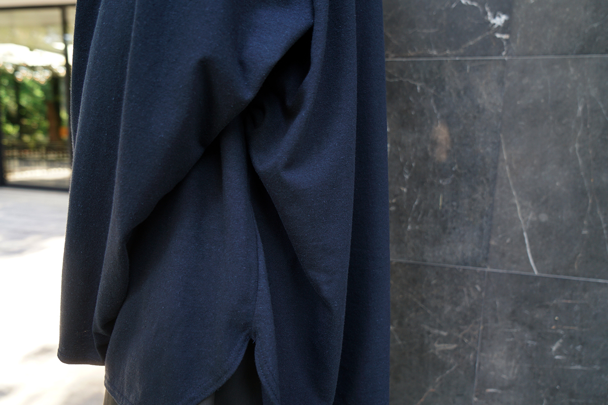 VU / ヴウ basic long t-shirt hemp cotton [CHARCOAL］vu-cut-013