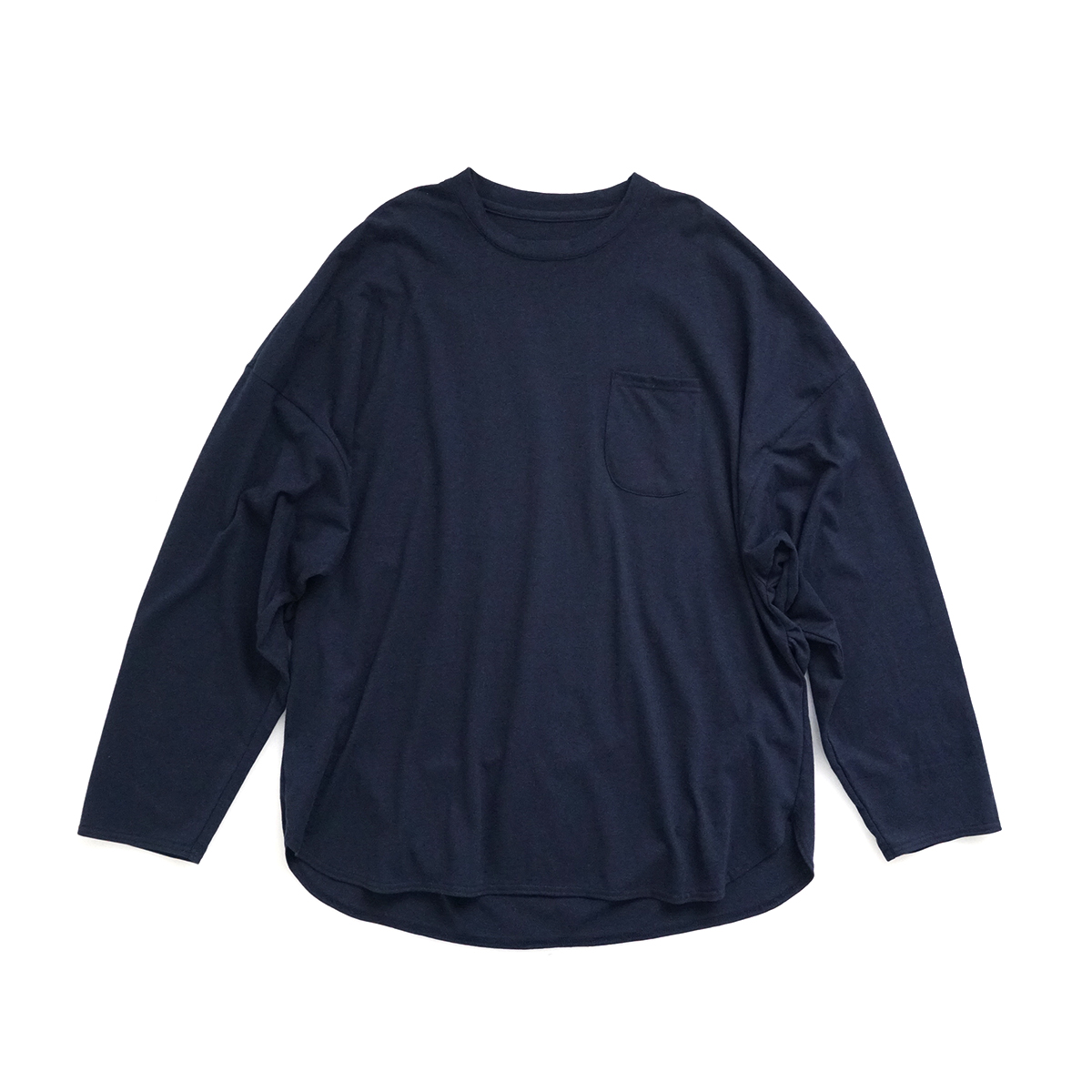 VU / ヴウ basic long t-shirt hemp cotton [CHARCOAL］vu-cut-013