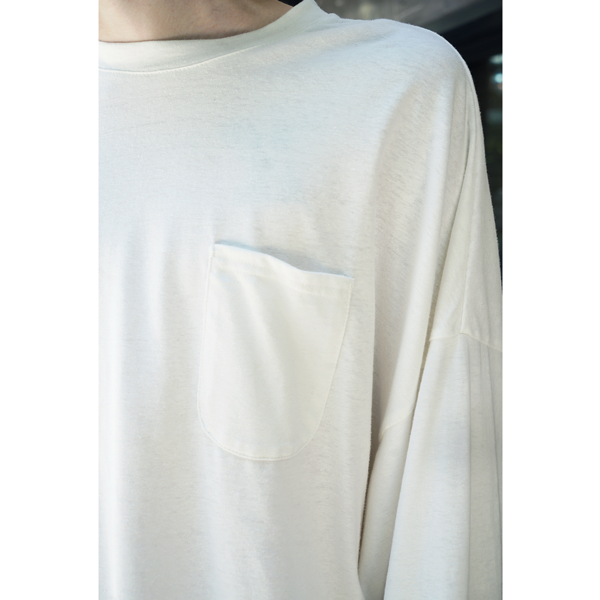 VU / ヴウ basic long t-shirt hemp cotton [OFF WHITE］vu-cut-013