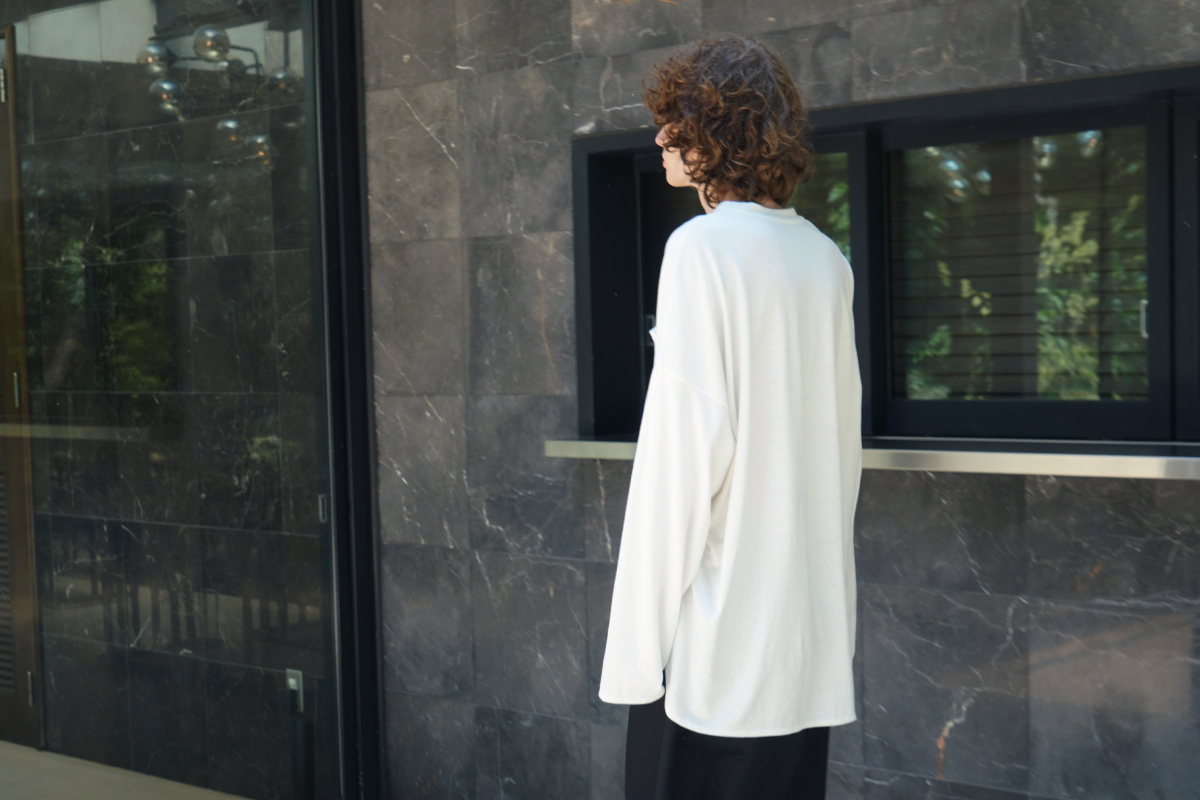 VU / ヴウ basic long t-shirt hemp cotton [OFF WHITE］vu-cut-013