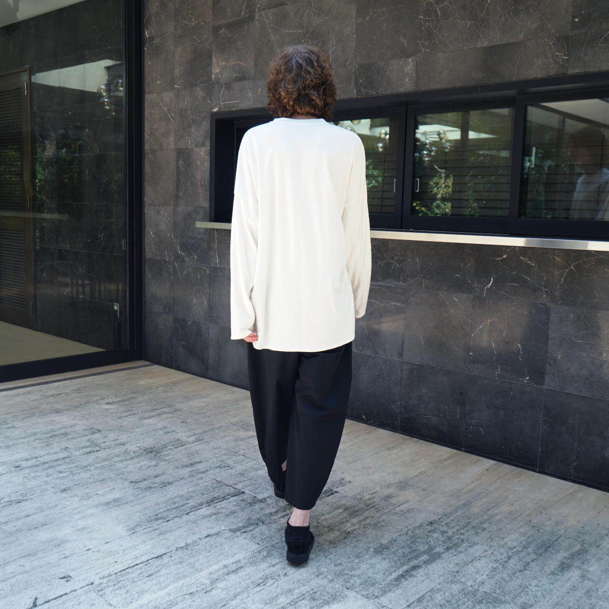 VU / ヴウ basic long t-shirt hemp cotton [OFF WHITE］vu-cut-013