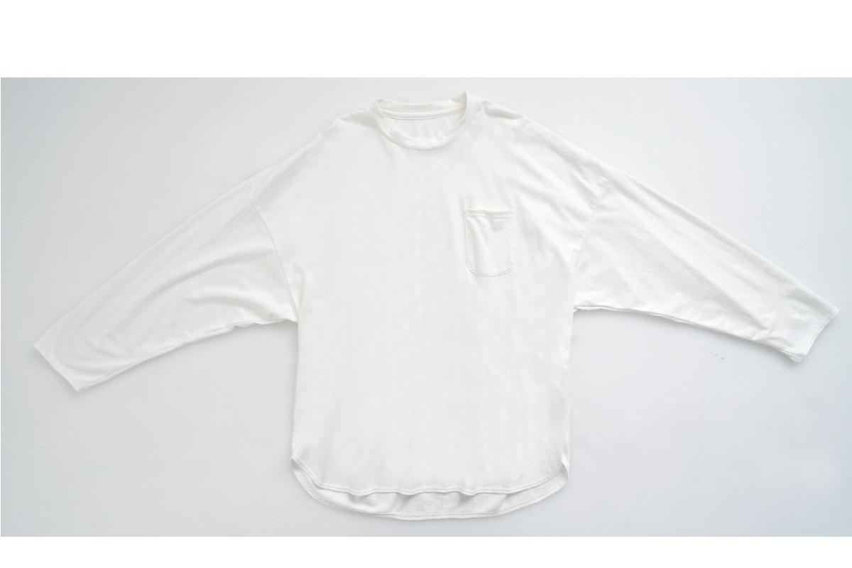 VU / ヴウ basic long t-shirt hemp cotton [OFF WHITE］vu-cut-013