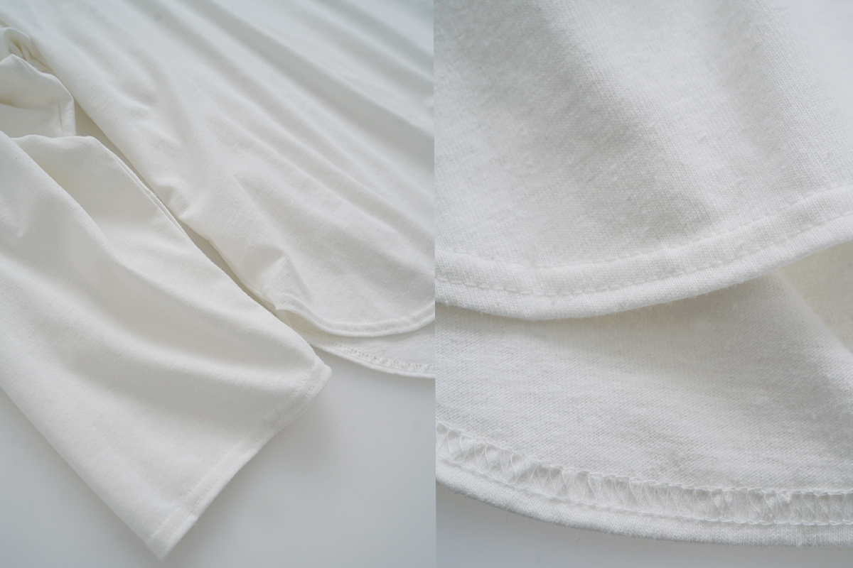 VU / ヴウ basic long t-shirt hemp cotton [OFF WHITE］vu-cut-013