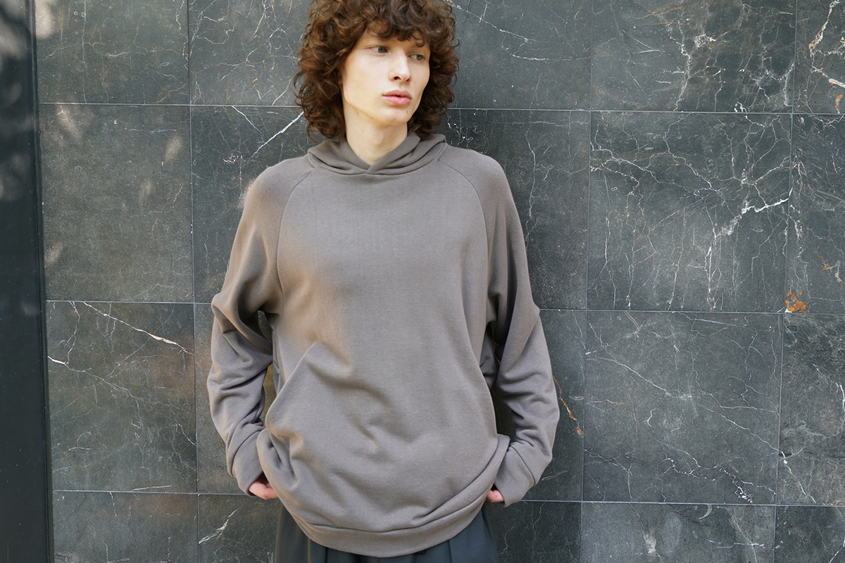 VU / ヴウ ballon  hoody [CHARCOAL]<br> Standard/vu-cut-005