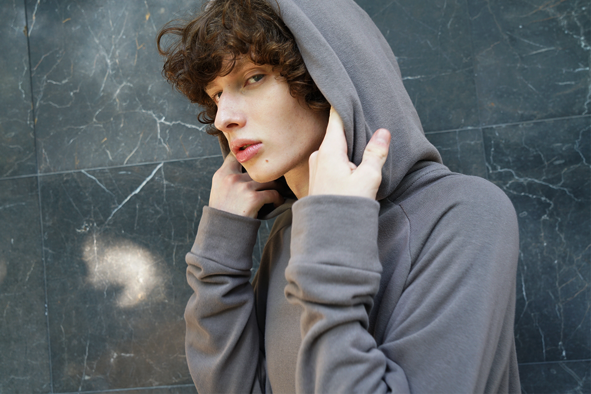 VU / ヴウ ballon  hoody [CHARCOAL]<br> Standard/vu-cut-005