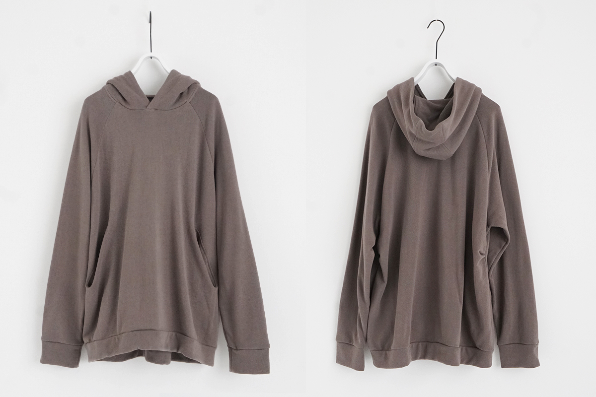 VU / ヴウ ballon  hoody [CHARCOAL]<br> Standard/vu-cut-005