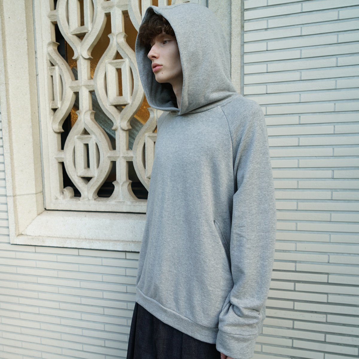 VU / ヴウ ballon  hoody [HEATHER GRAY] Standard/vu-cut-005