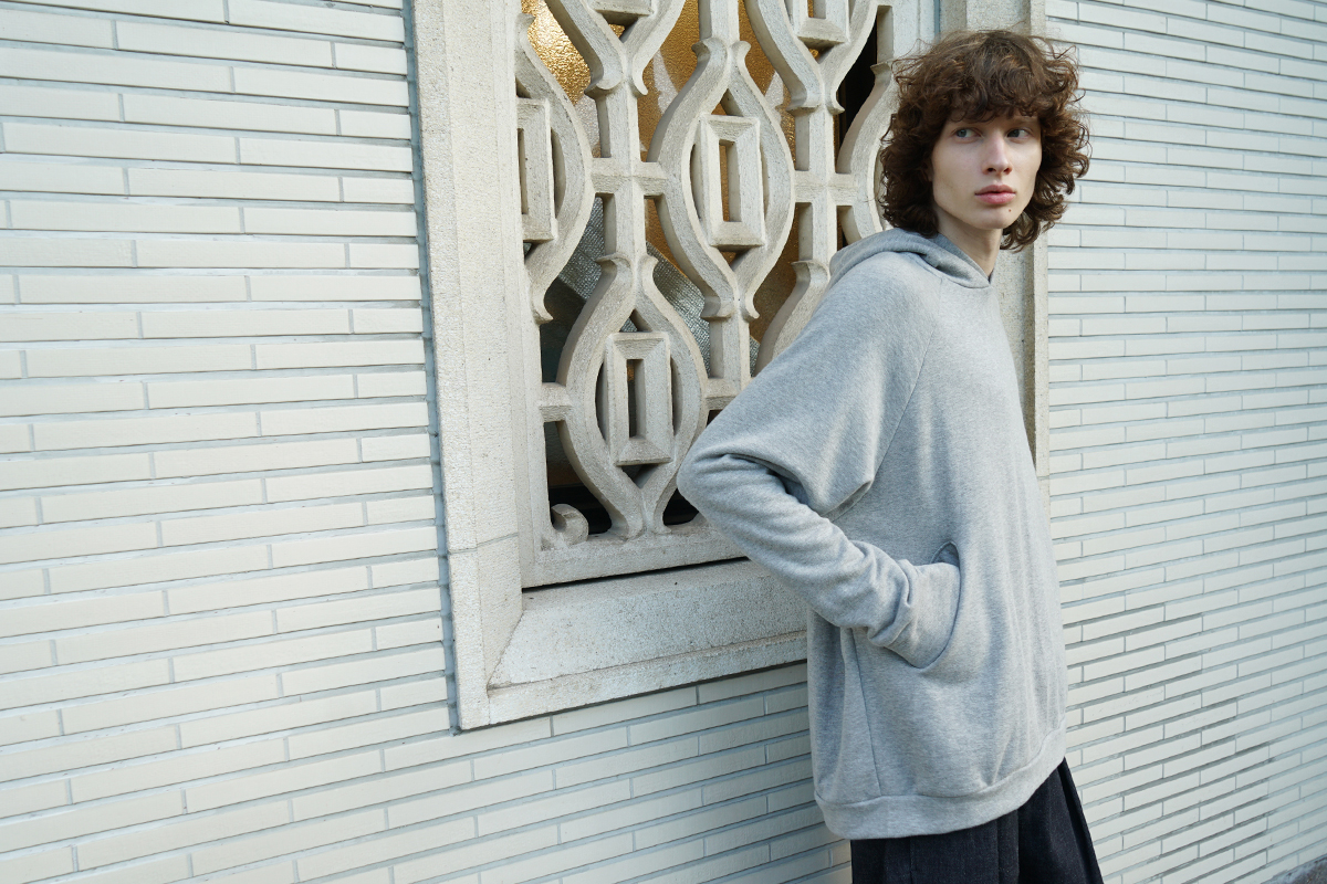 VU / ヴウ ballon  hoody [HEATHER GRAY] Standard/vu-cut-005