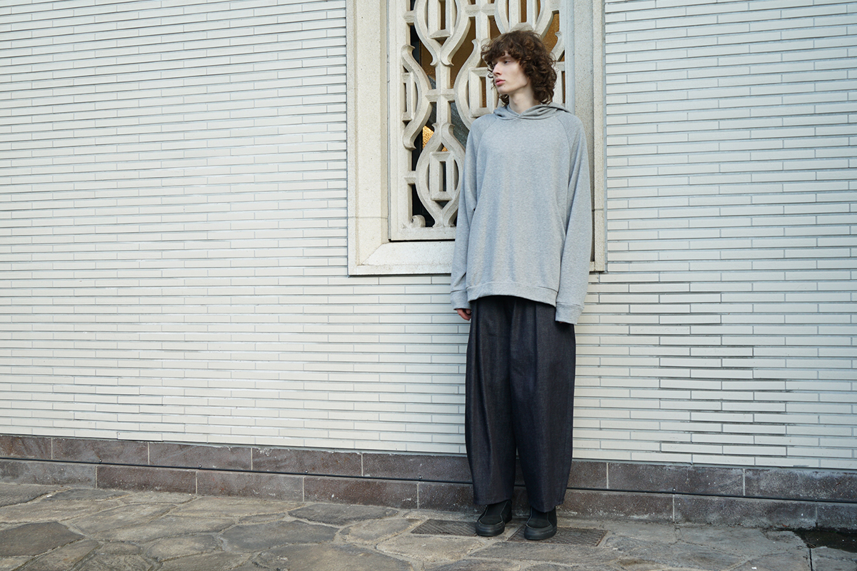 VU / ヴウ ballon  hoody [HEATHER GRAY] Standard/vu-cut-005