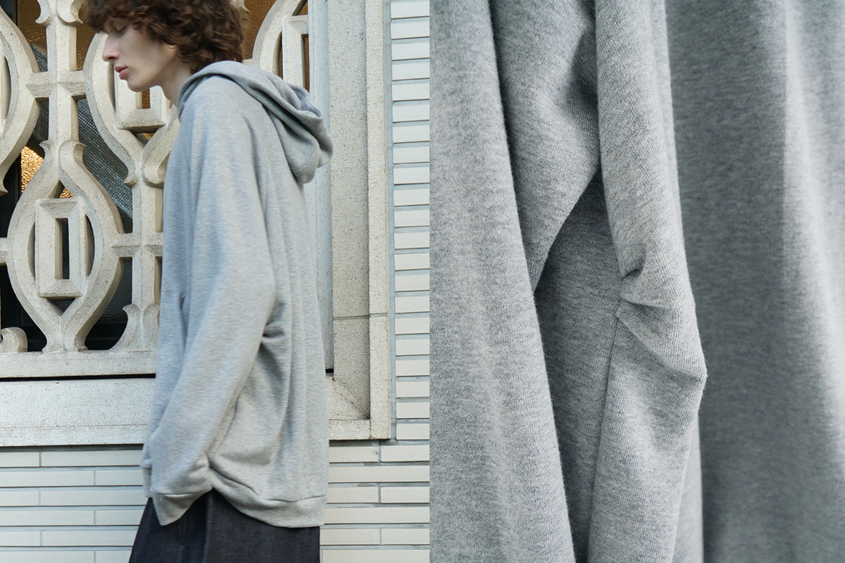 VU / ヴウ ballon  hoody [HEATHER GRAY] Standard/vu-cut-005