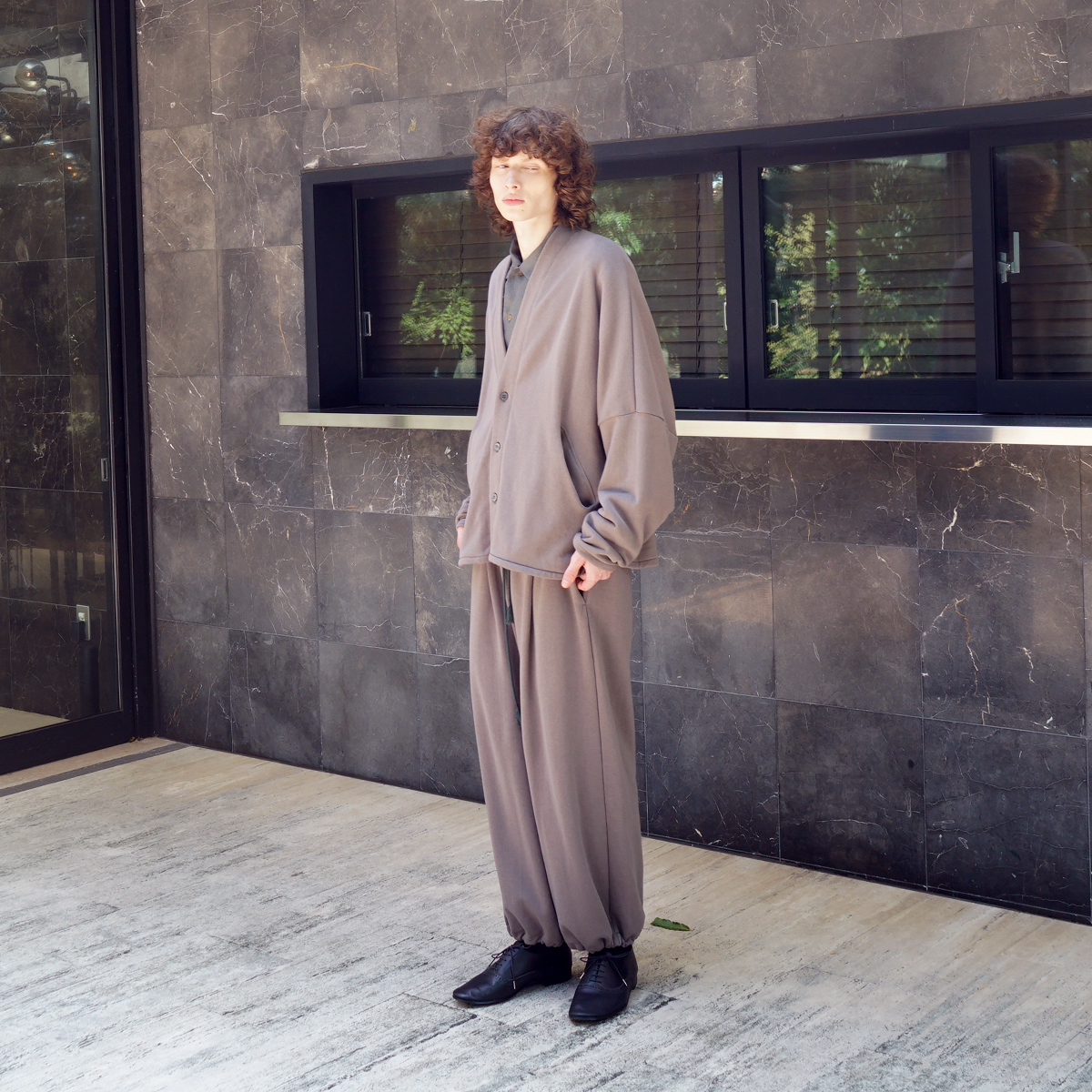 VU / ヴウ sweat cardigan [CHARCOAL]  Standard/vu-cut-006