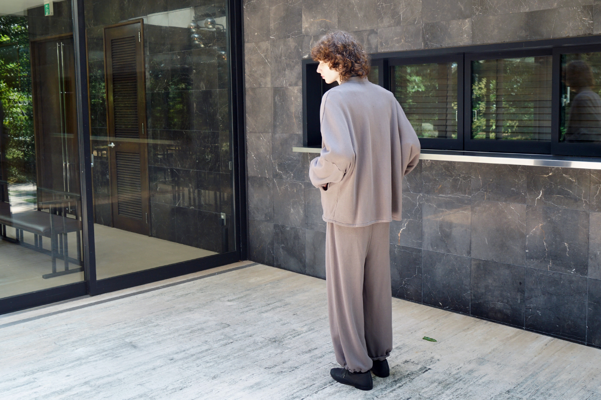 VU / ヴウ sweat cardigan [CHARCOAL]  Standard/vu-cut-006