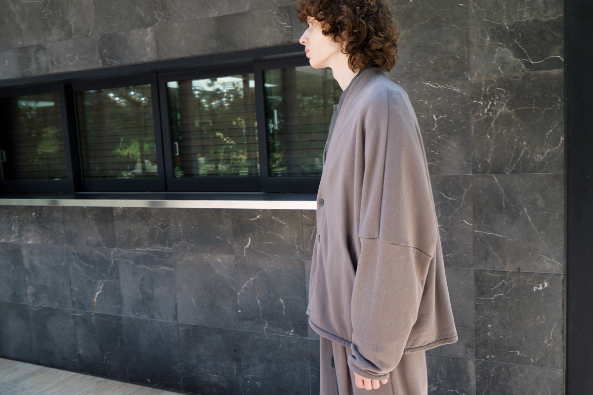 VU / ヴウ sweat cardigan [CHARCOAL]  Standard/vu-cut-006