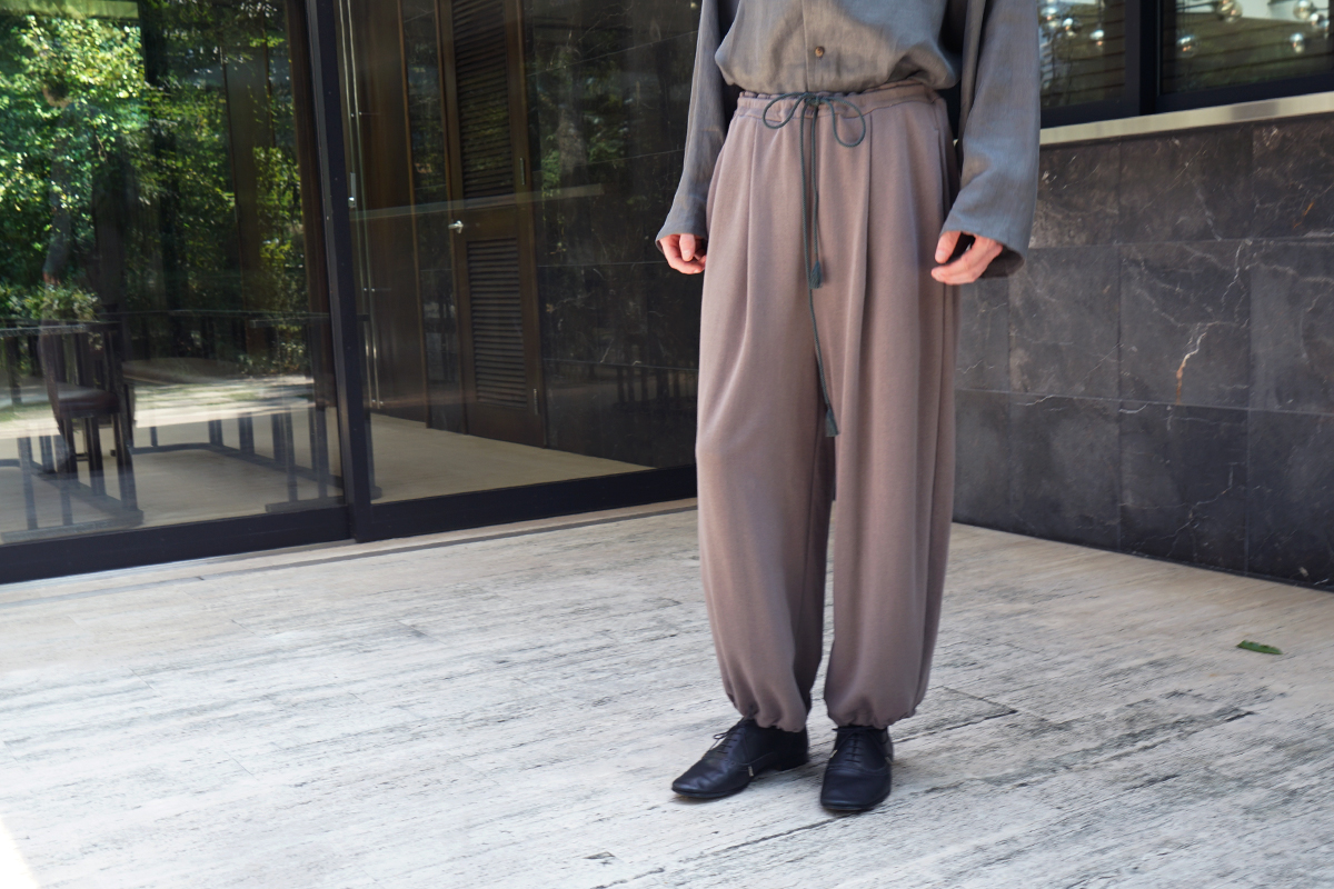 VU / ヴウ sweat wide pants [CHARCOAL] vum-pt-06