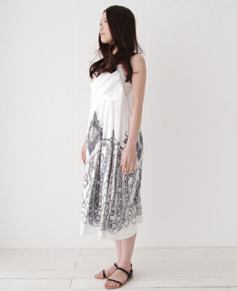 SI-HIRAI プリントキャミワンピース