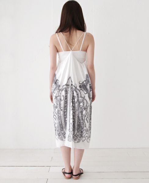 SI-HIRAI プリントキャミワンピース