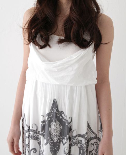 SI-HIRAI プリントキャミワンピース