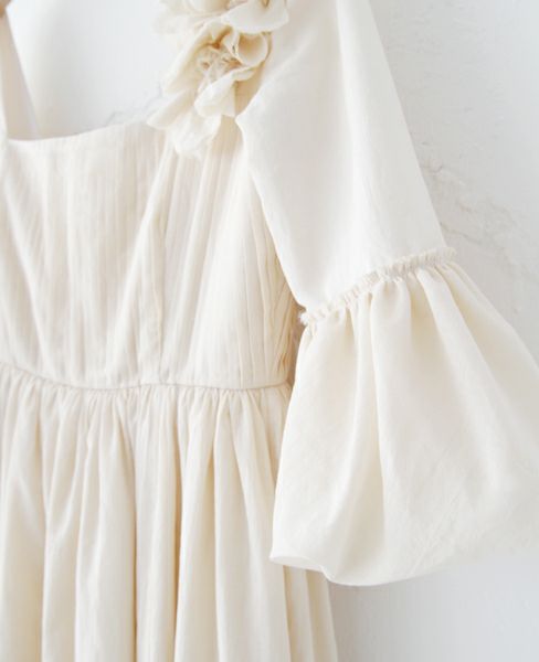 Palm wedding order made. Palm maison×hoshi トッププリーツのエンパイアードレス