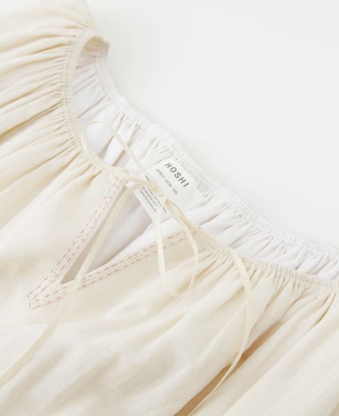 Palm wedding order made. Palm maison×hoshi スモッグフリルドレス