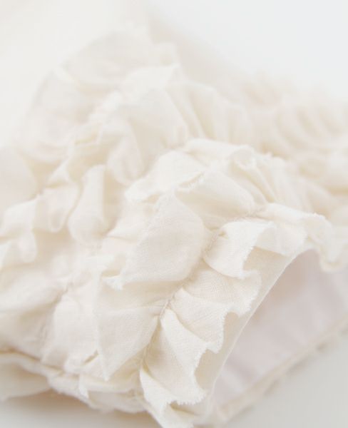 Palm wedding order made. Palm maison×hoshi スモッグフリルドレス