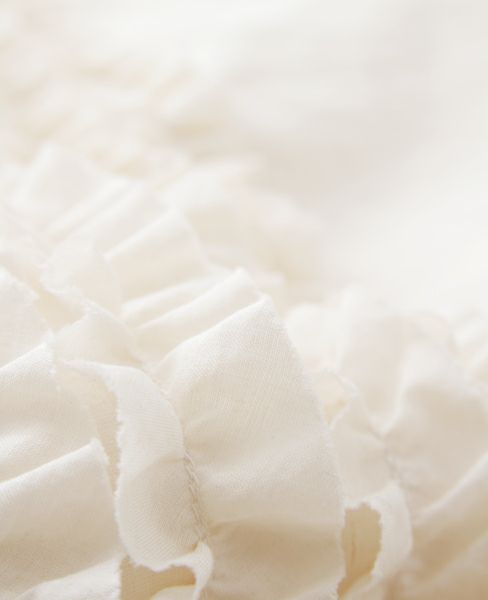 Palm wedding order made. Palm maison×hoshi スモッグフリルドレス