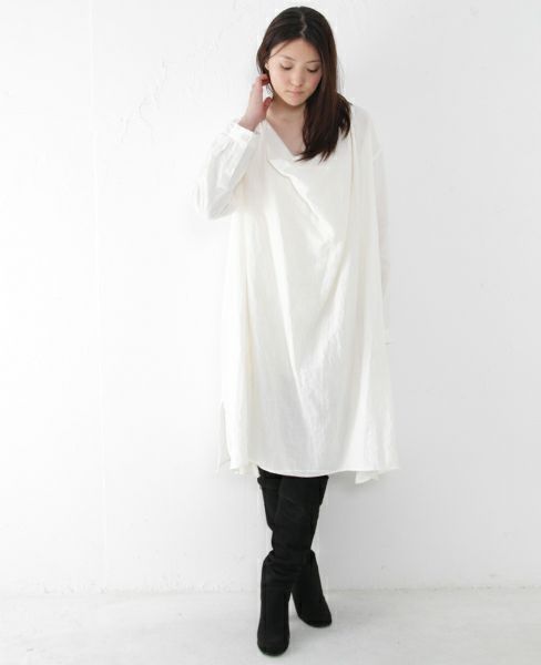 SI-HIRAI.ベルギーリネンワンピース