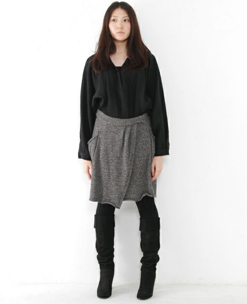 SI-HIRAI.マイルドカシミヤスカート