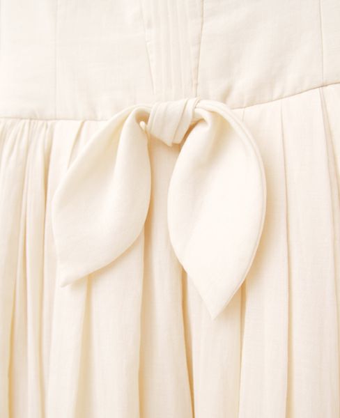 Palm wedding order made.HOSHI オーガニックコットンのフレアードレス