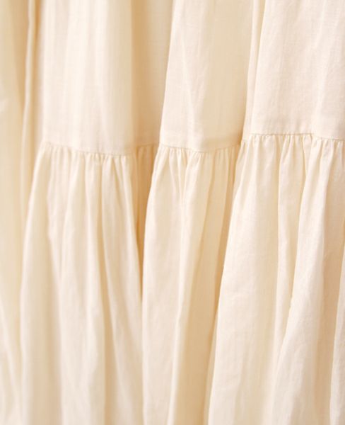 Palm wedding order made.HOSHI オーガニックコットンのフレアードレス