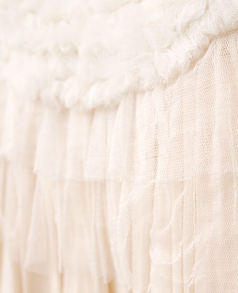 Palm wedding order made.HOSHI オーガニックコットンとシルクチュールのドレス