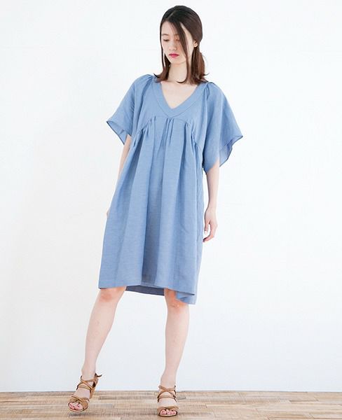 SI-HIRAI.Vネックワンピース