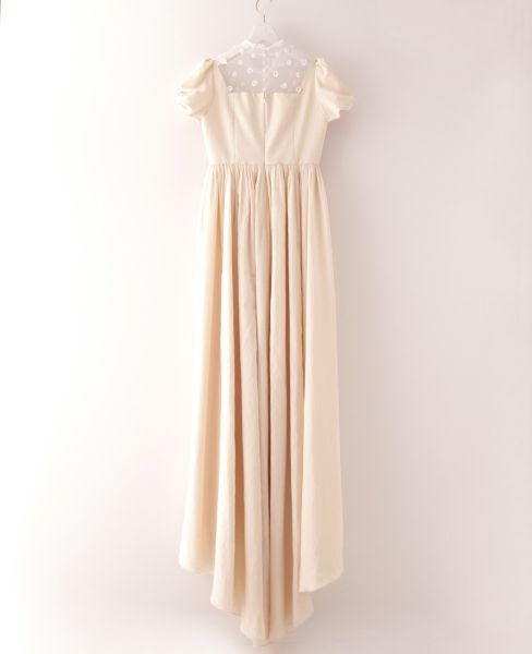 Palm wedding order made.HOSHI クロッシェレースのドレス