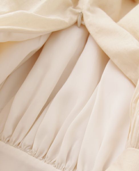 Palm wedding order made.HOSHI クロッシェレースのドレス