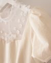 Palm wedding order made.HOSHI クロッシェレースのドレス