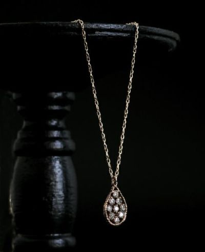 noguchi necklace * 9pcs diamonds