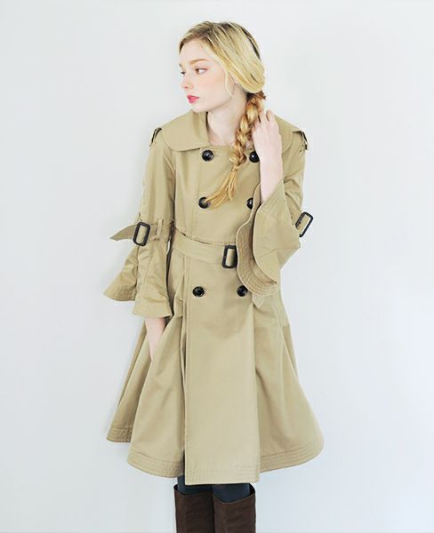 SWANLAKE×Palm maison 限定・チューリップトレンチ[beige] 