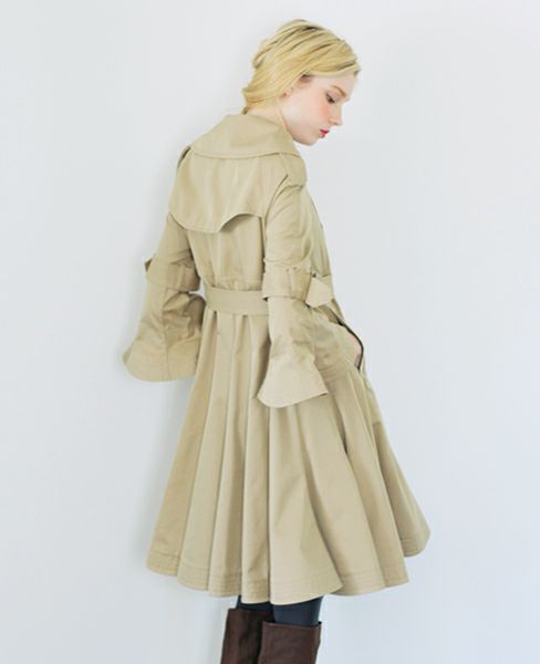SWANLAKE×Palm maison.限定・チューリップトレンチ[beige]