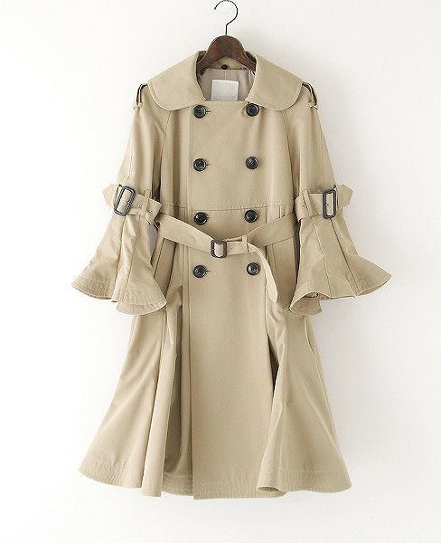 最適な材料 SWANLAKE×Palm 限定・チューリップトレンチ[beige] maison ジャケット・アウター