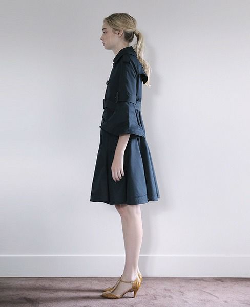 SWANLAKE×Palm maison.限定・チューリップトレンチ[navy・zh]