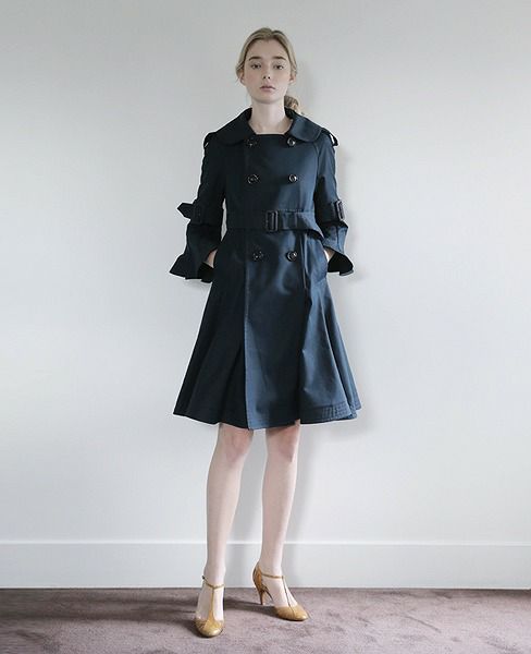 SWANLAKE×Palm maison.限定・チューリップトレンチ[navy・zh]