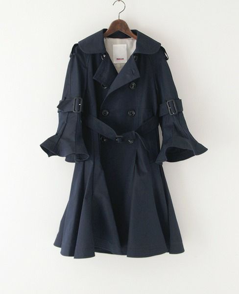 SWANLAKE×Palm maison.限定・チューリップトレンチ[navy・zh]