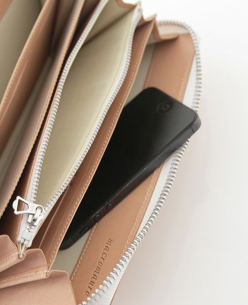macromauro マクロマウロ kuroko wallet jumbo[natural] 