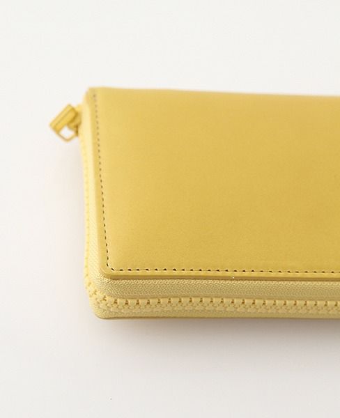 macromauro マクロマウロ.Kip Wallet Jumbo[Yellow/blue.]