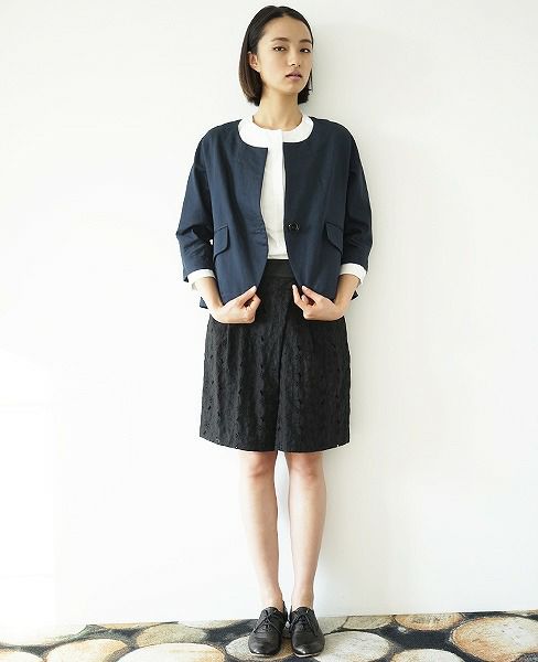 SI-HIRAI.ノーカラージャケット(CHW-3102)