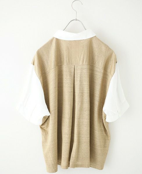 JUN OKAMOTO.[TOP-33128]空と砂浜でできたブラウス