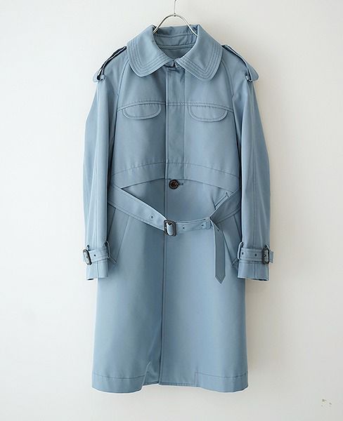 SWANLAKE.シングルトレンチコート[sax]