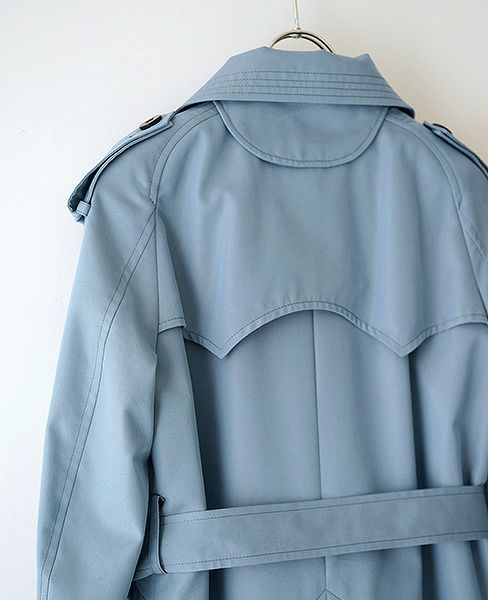 SWANLAKE.シングルトレンチコート[sax]