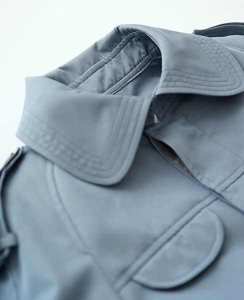 SWANLAKE.シングルトレンチコート[sax]